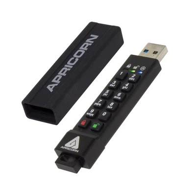 Apricorn Aegis Secure Key 3Z 8GB 256-bit AES XTS Hardware Encrypted FIPS 140-... - Image 1 of 4