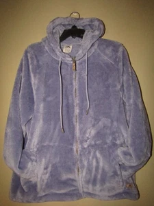 Zeroxposur PURPLE Soft Plush FULL ZIP Hooded POCKETS Zip Jacket Size XXL - Picture 1 of 9