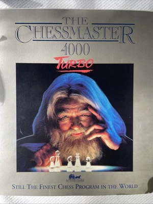 Chessmaster 4000 Turbo (1993) Vintage PC Big Box – Software Toolworks – Complete - Image 1 of 4
