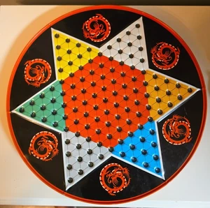 Vintage Ohio Art Chinese Checkers Game Tin (BA) - Picture 1 of 3