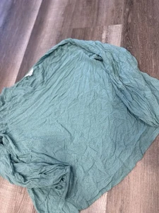 CAMISA BOHO TOP BOHO VERDE SALÓN CASUAL MUJER TIME AND TRU SUAVE GRANDE L - Imagen 1 de 2