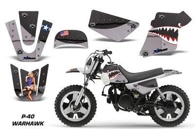 Pegatinas gráficas + #calcomanías PLT para Yamaha PW50 1990-2022 P40WARHAWK K Foto 1 de 3