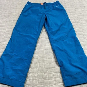 Nike Pants Mens Large Blue Athletic Dept Track Pants Elastic Waist Mesh Lined - Picture 1 of 9