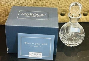 VTG Marquis Waterford CEYLON Lead Crystal 5" Perfume Bottle In Box W Manual EC! - Picture 1 of 14