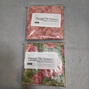Eleanor Burns Through the Seasons Lot Of 2 Charm Packs Cotton Fabric 5" Squares - Picture 1 of 6