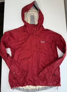 Mountain Hardwear Stretch Ozonic Conduit Silk Womens Rain Shell Hooded Jacket! L - Picture 1 of 6