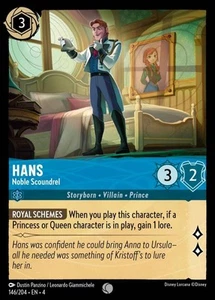 Hans - Noble Canvergüenza (146) Lámina El regreso de Úrsula Disney Lorcana - Imagen 1 de 1