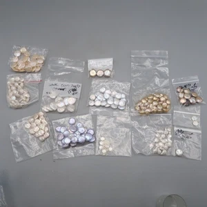Gran Lote de Monedas de Perlas de Cuentas de Vidrio Cuentas para Hacer Joyería Artesanal 5-10mm - Imagen 1 de 8