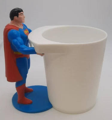 Винтажный детский подстаканник и чашка Burger King Superman 1988 - Изображение 1 из 4