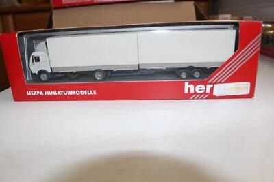 Herpa 1:87 - MB - SK  Wechselbrücken - Container Gliederzug ,  142458, OVP - Bild 1 von 4