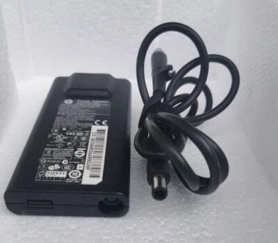 Genuine HP Travel Adapter 19.5V 65W 3.33A 677776-003 / HSTNN-DA14 (Straight TIP) - image 1 of 3
