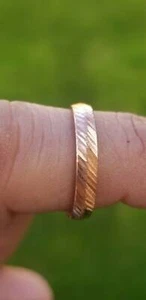 Copper ring handmade cut design fashion boho hindu evil eye shield challa h20 - Picture 1 of 10