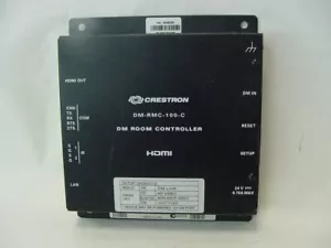 CRESTRON DM ROOM CONTROLLER DM-RMC-100-C - NO POWER CORD - Picture 1 of 6