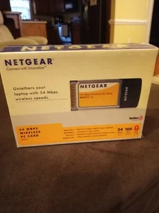 NETGEAR 54 Mbps Wireless PC Card Adapter NOS- Factory Sealed *Fast Free Shipping - Picture 1 of 1