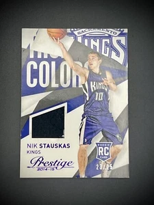 2014-15 Panini Prestige True Colors Materials 23/25 Nik Stauskas #65 Rookie RC - Picture 1 of 2