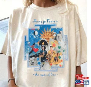 T-Shirt Tears for Fears Music for Lovers weiß Baumwolle volle Größe - Bild 1 von 3