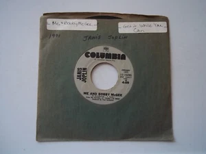 JANIS JOPLIN - Me And My Bobby McGee / Get It While You Can - 45 RPM 7" Record - Picture 1 of 6