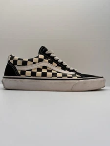 Vans Sneakers Off The Wall Black/White Checkerboard Shoes W US 8 Skateboard - Imagen 1 de 10