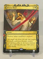 MTG Strixhaven Mystical Archives Foil Etched 028/063 Doom Blade