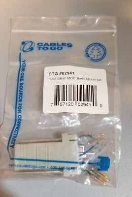 RJ45/DB9F Modular Adapter - Image 1 of 3
