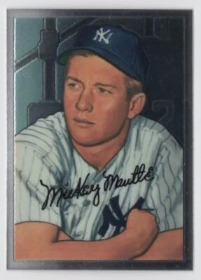 1996 Topps Mickey Mantle Finest Mickey Mantle Yankees #101 R100 - Image 1 of 2