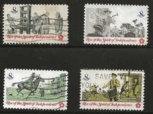 US Scott #1476-79, Singles 1973 Independence 8c FVF Used - Picture 1 of 1