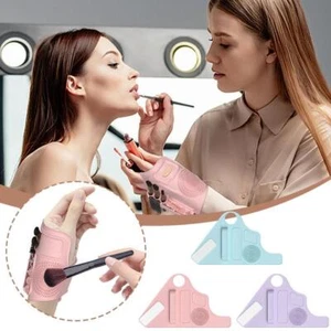 Correa de cepillo de maquillaje de silicona pulsera ajustable soporte limpiador de maquillaje - Imagen 1 de 16