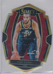2018-19 Panini Select Rudy Gobert 137/175 Utah Jazz Premier Level Marroon Prizm - Picture 1 of 2
