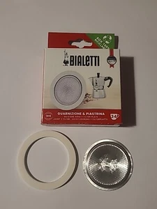 Placa de filtro Bialetti 3-4 tazas Moka Pot y 1 junta/sello de silicona Moka Inducción - Imagen 1 de 5