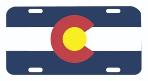 Colorado State Flag License Plate Auto Tag - Bild 1 von 1