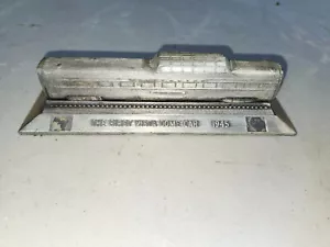 Burlington Route - The First Vista Dome Car Vintage Railroad Paperweight 7" Long - Picture 1 of 15