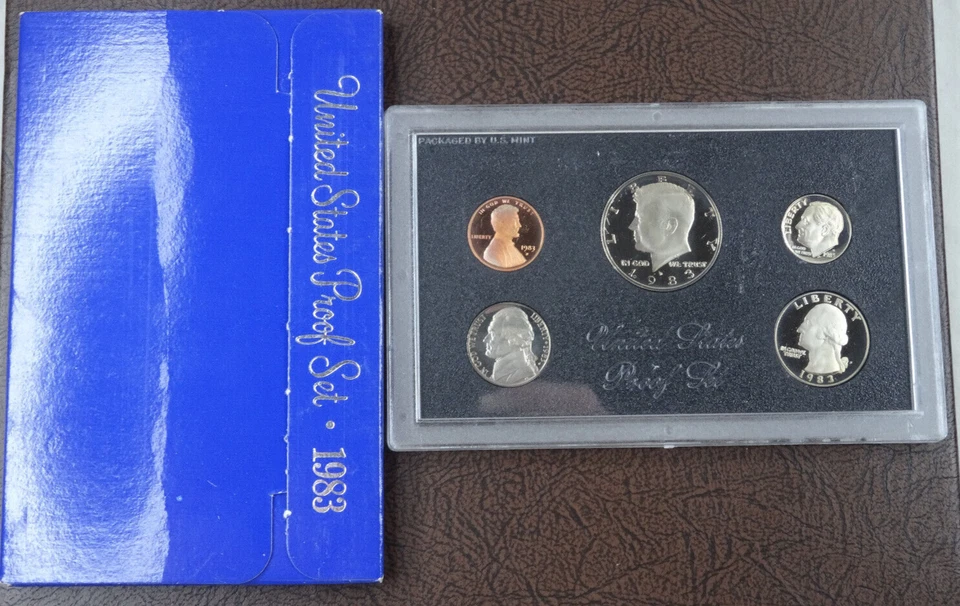 1983-S US Mint Proof Set 5 Coin Set OGP Original Government Packaging - Image 1 of 4