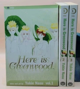 Here Is Greenwood Volumes 1-3 Shojo Viz Media Yukie Nasu 1st Edition - Picture 1 of 8