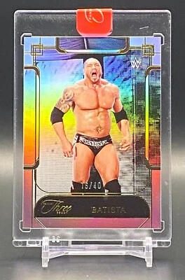 2024 Panini Three Count WWE Batista Base #/40 WWE Legends #135 Foto 1 de 3