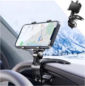 Universal Car Phone Mount Dashboard Phone Holder For Cell Phone Samsung iPhone - Picture 1 of 16