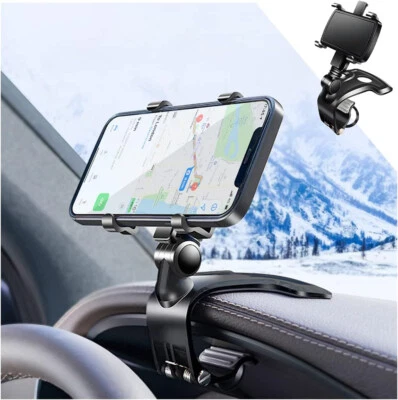 Universal Car Phone Mount Dashboard Phone Holder For Cell Phone Samsung iPhone - Image 1 of 4
