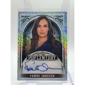 2024 Leaf Pop Century Famke Janssen Silver Shimmer Auto 4/20 SP Jean Grey X-Men - Picture 1 of 2