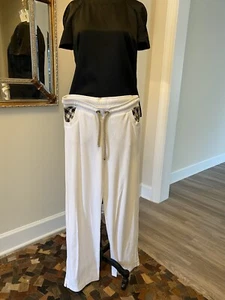 Burberry Sweatpants With Logo White Size L - Picture 1 of 12