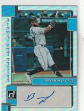 BRYAN DE LA CRUZ 2022 DONRUSS SIGNATURE SERIES SP RC AUTOGRAPH