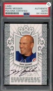 Mark Messier Signed 2007 Sportskings Silver Version Autograph Card (PSA/DNA) - Picture 1 of 2