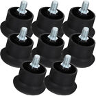  8 Pcs Chair Casters Office Bell Glides for Carpeted Floors Fixed Foot Pad