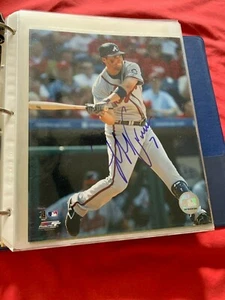 JEFF FRANCOEUR AUTOGRAPHED SIGNED 8X10 PHOTO ATLANTA BRAVES #3 COA - Picture 1 of 1