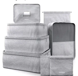 Nataka 8 Pcs Packing Cubes for Suitcases, Backpack, Multi-functional Organiser - Picture 1 of 4