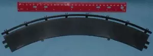 ATLAS 1/32 SCALA 1/24 SLOT CAR PISTA DA CORSA #1598 GREMBIULE SPALLA CURVO LOTTO X6 - Foto 1 di 2
