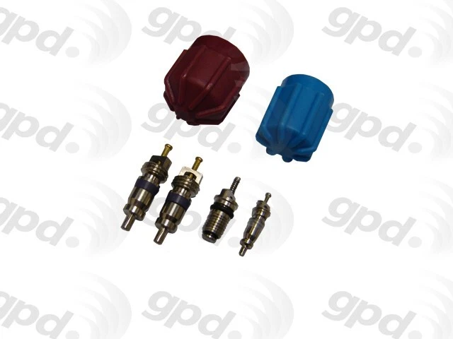 For 2006-2013 BMW 750Li A/C System Valve Core and Cap Kit 2007 2008 2009 2010 - Image 1 of 1