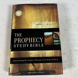 The Prophecy Study Bible: New King - Hardcover, by Hagee John C.  Free Shipping - Foto 1 di 6