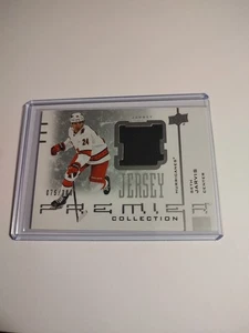 SETH JARVIS 2021-22 UPPER DECK PREMIER COLLECTION JERSEY 143/300  - Picture 1 of 2