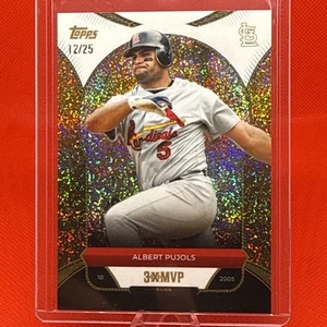 12/25✨2025 Topps Welcome To The Club “3x MVP” Albert Pujols Orange Foil - Picture 1 of 6