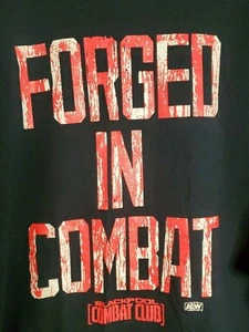 AEW All Elite Wrestling Blackpool Combat Club Forged In Combat T-Shirt 5XL XXXXL - Picture 1 of 4