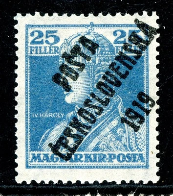 Checoslovaquia 1919 Semipostal Scott #B80 Como Nuevo M607 Foto 1 de 4